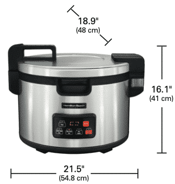 Commercial 90 Cup Rice Cooker Warmer, Commercial Rice Warmer
