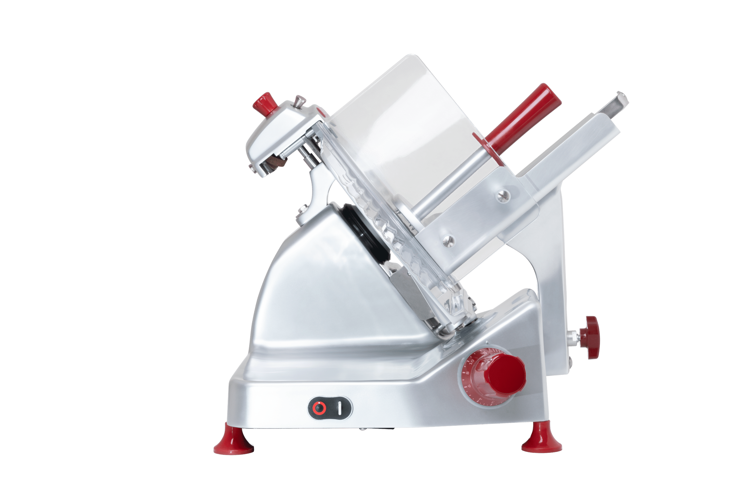 The newest electric gravity feed slicer, Pro Line XS30, great slicing performance, an easy-to-clean design, and high-performance materials