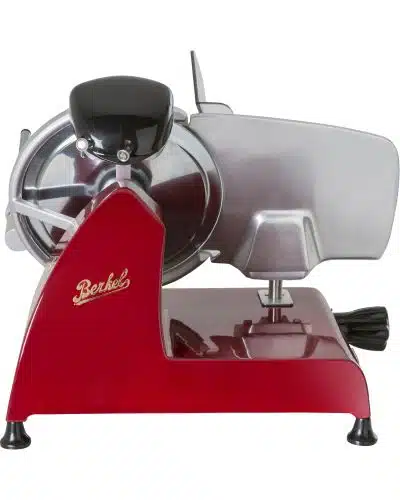 An excellent meat slicer is Berkel's Red Line 250 Slicer. It is simple to maintain and clean, it has an elegant control panel